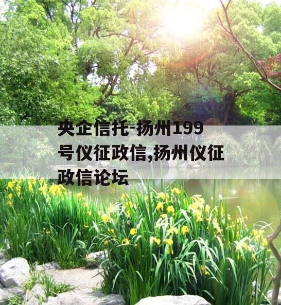 央企信托-扬州199号仪征政信,扬州仪征政信论坛
