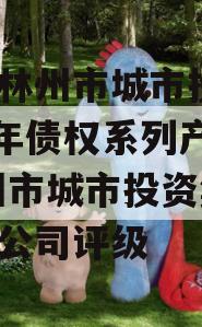 河南林州市城市投资2023年债权系列产品,林州市城市投资集团有限公司评级