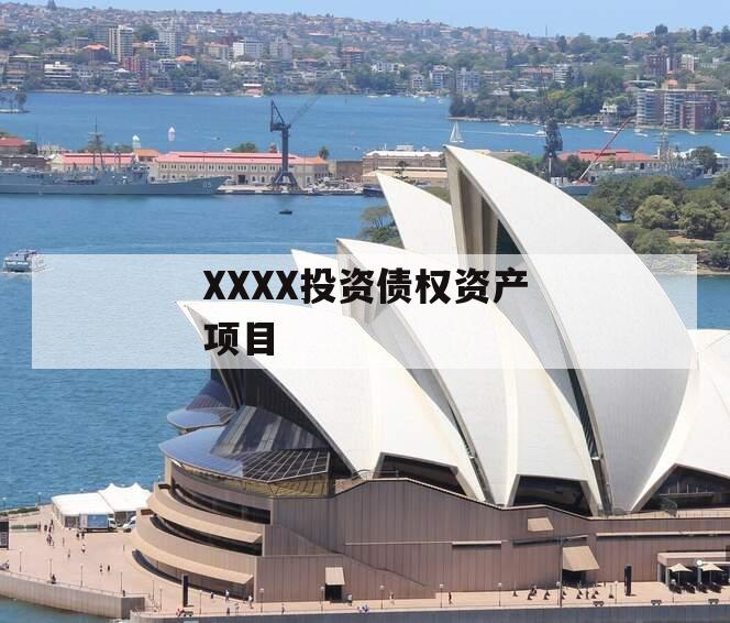 XXXX投资债权资产项目