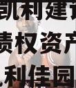资阳市凯利建设投资2023年债权资产转让,资中凯利佳园