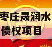 山东枣庄晟润水务2023年债权项目