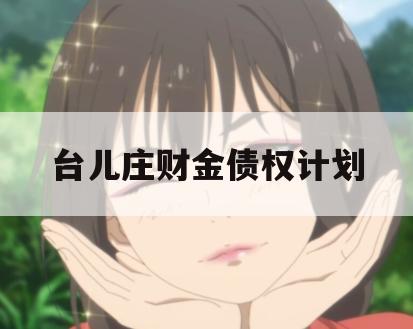 台儿庄财金债权计划