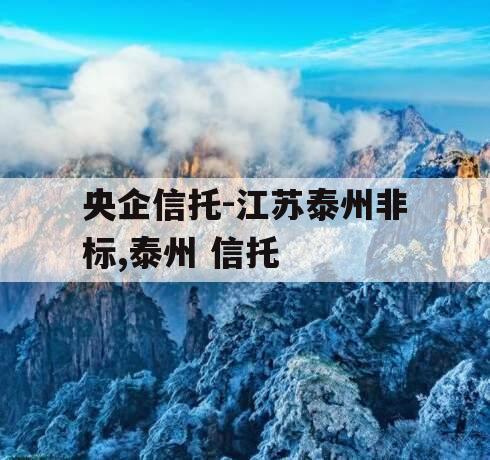 央企信托-江苏泰州非标,泰州 信托