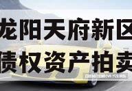四川龙阳天府新区建设投资债权资产拍卖