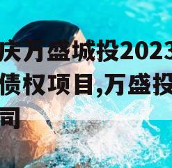 重庆万盛城投2023年债权项目,万盛投资公司