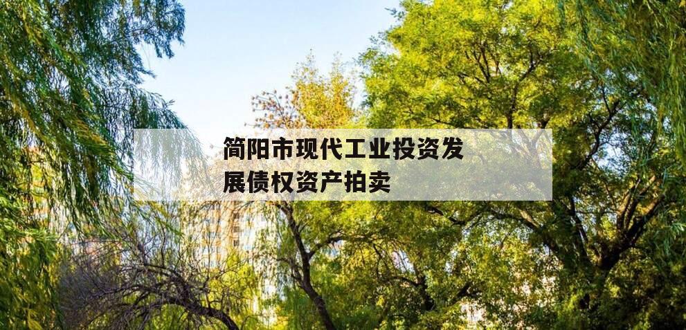 简阳市现代工业投资发展债权资产拍卖