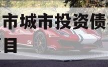 林州市城市投资债权融资项目