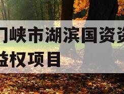 三门峡市湖滨国资资产收益权项目 三门峡市湖滨国资资产收益权项目
