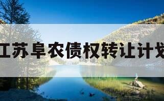 江苏阜农债权转让计划