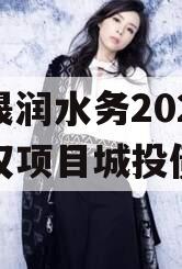 山东晟润水务2023年债权项目城投债定融