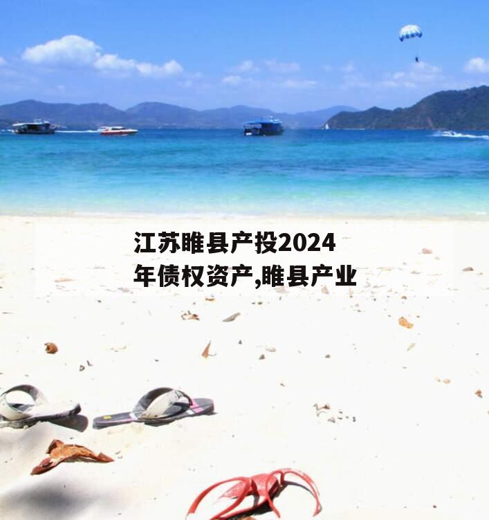 江苏睢县产投2024年债权资产,睢县产业