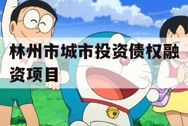 林州市城市投资债权融资项目
