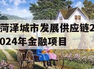 菏泽城市发展供应链2024年金融项目