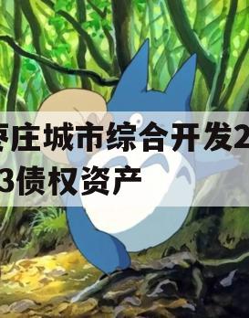枣庄城市综合开发2023债权资产