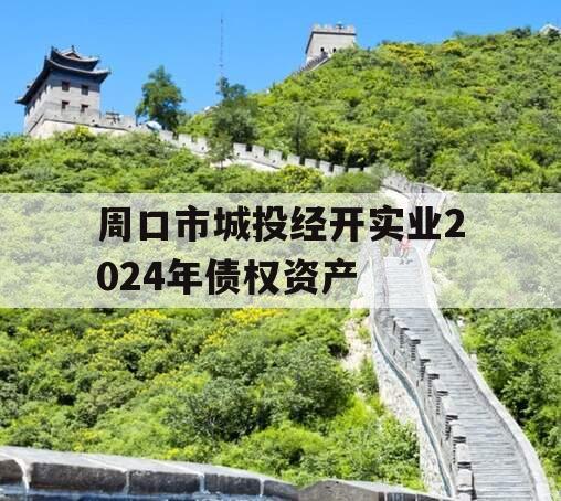 周口市城投经开实业2024年债权资产 周口市城投经开实业2024年债权资产
