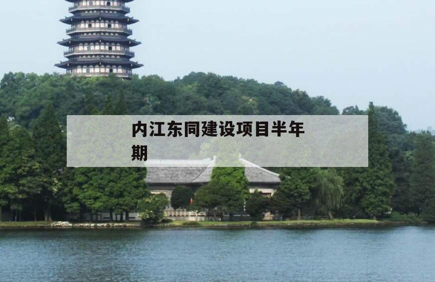 内江东同建设项目半年期