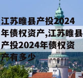 江苏睢县产投2024年债权资产,江苏睢县产投2024年债权资产有多少