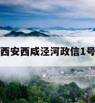 西安西咸泾河政信1号