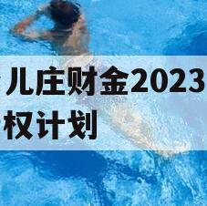 台儿庄财金2023年债权计划