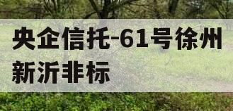 央企信托-61号徐州新沂非标