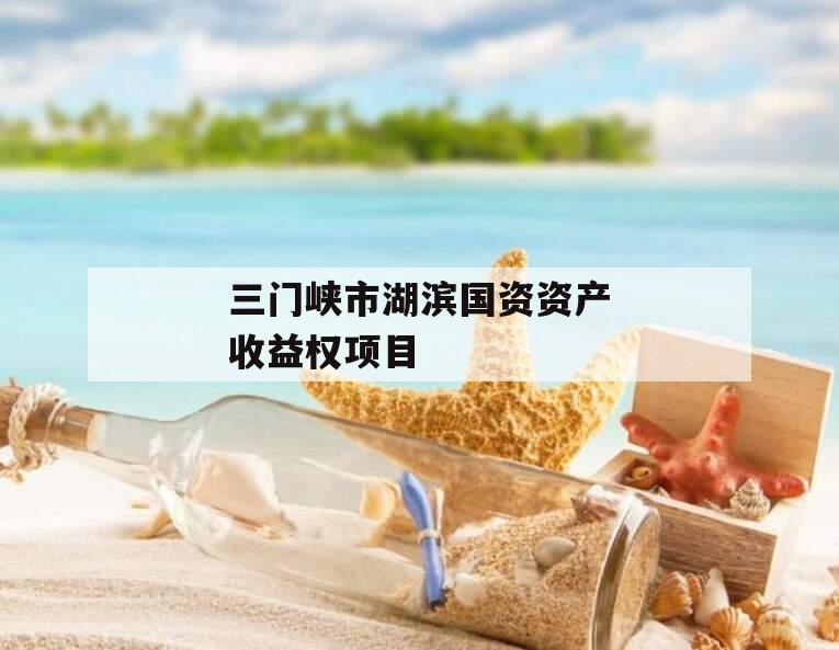 三门峡市湖滨国资资产收益权项目