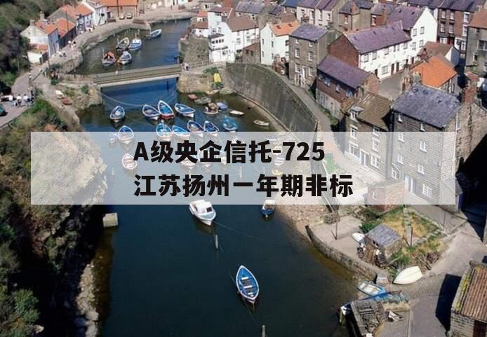 A级央企信托-725江苏扬州一年期非标