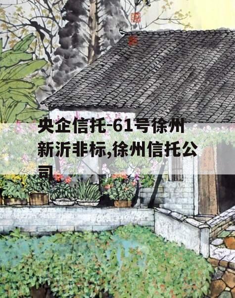 央企信托-61号徐州新沂非标,徐州信托公司