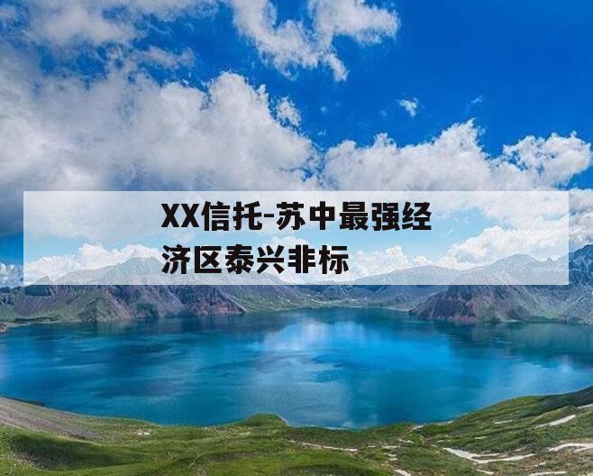 XX信托-苏中最强经济区泰兴非标