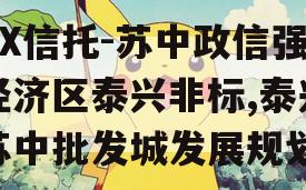 XX信托-苏中政信强经济区泰兴非标,泰兴苏中批发城发展规划