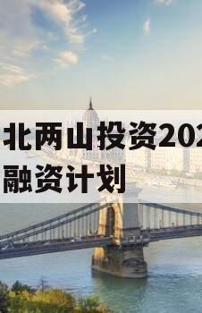 湖北两山投资2023年融资计划