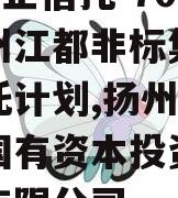 A级央企信托-702号扬州江都非标集合资金信托计划,扬州市江都区国有资本投资运营集团有限公司