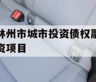 林州市城市投资债权融资项目