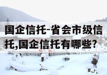 国企信托-省会市级信托,国企信托有哪些?