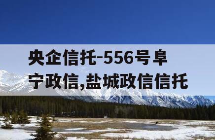 央企信托-556号阜宁政信,盐城政信信托
