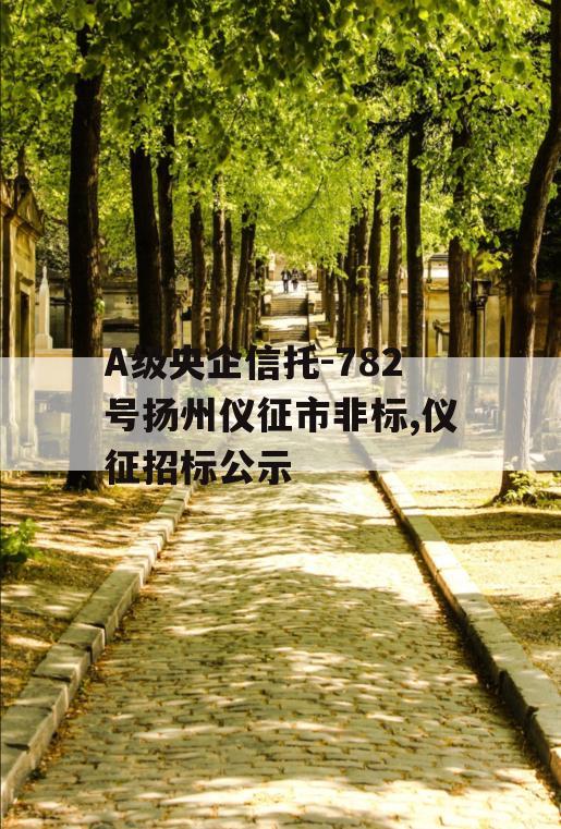 A级央企信托-782号扬州仪征市非标,仪征招标公示
