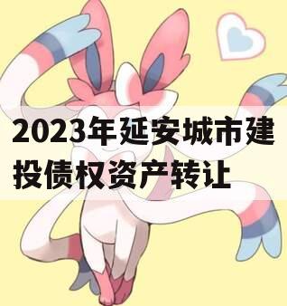 2023年延安城市建投债权资产转让