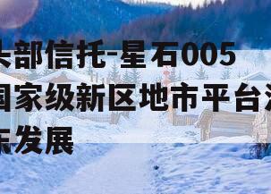 头部信托-星石005国家级新区地市平台沣东发展