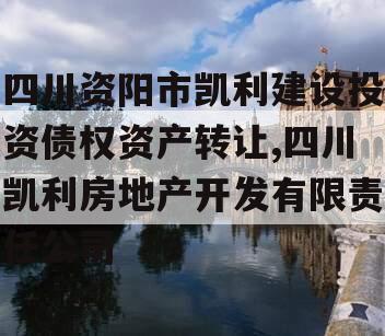 四川资阳市凯利建设投资债权资产转让,四川凯利房地产开发有限责任公司