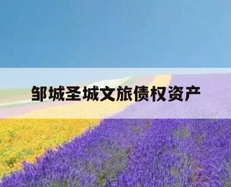 邹城圣城文旅债权资产