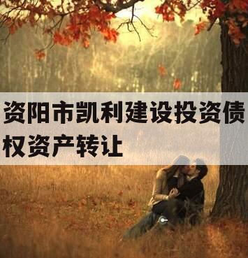 资阳市凯利建设投资债权资产转让