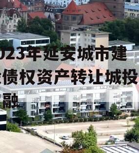 2023年延安城市建投债权资产转让城投债定融