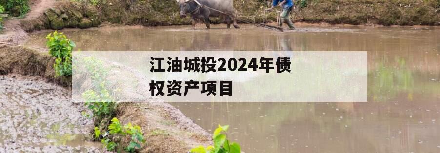 江油城投2024年债权资产项目