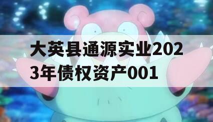 大英县通源实业2023年债权资产001