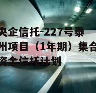 央企信托-227号泰州项目（1年期）集合资金信托计划