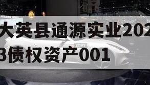 大英县通源实业2023债权资产001