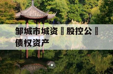 邹城市城资‮股控公‬债权资产