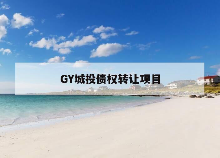 GY城投债权转让项目