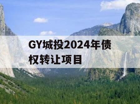 GY城投2024年债权转让项目