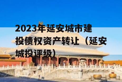 2023年延安城市建投债权资产转让（延安城投评级）