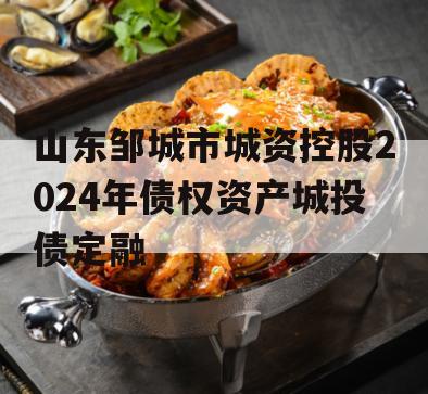 山东邹城市城资控股2024年债权资产城投债定融